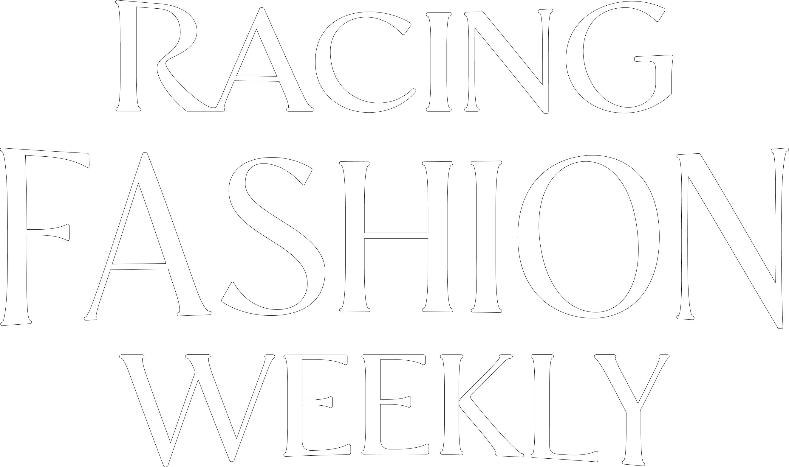 Racing Fashion Weekly